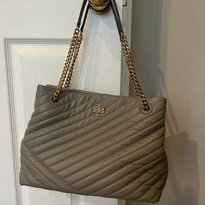 Tory Burch Kira Chevron-Quilted Leather Tote Bag